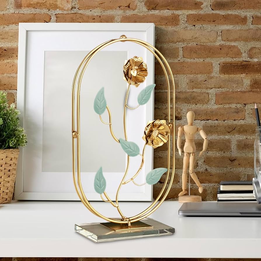 花の絵画 金属製フレーム付き